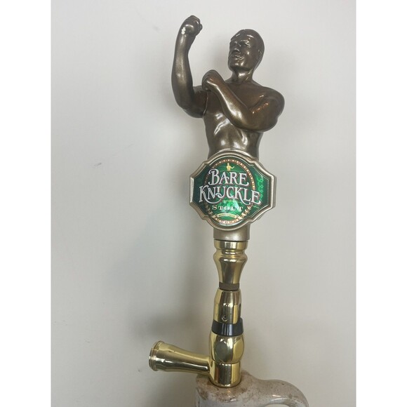 Other - Bare Knuckle Stout Beer Tap Handle Anheuser Busch With Base / Collectible / Beer
